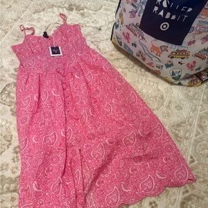Sold Out Limited Edition Roller Rabbit Midi Pink Dress